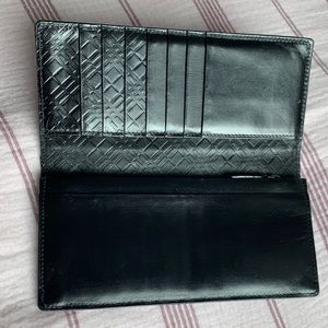 Rare! Burberry Black Label Long Bi-fold Wallet